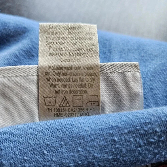 MC Sportswear Long Sleeve Light Blue Snowman Applique T-Shirt Tee Size XL Petite - Picture 7 of 10